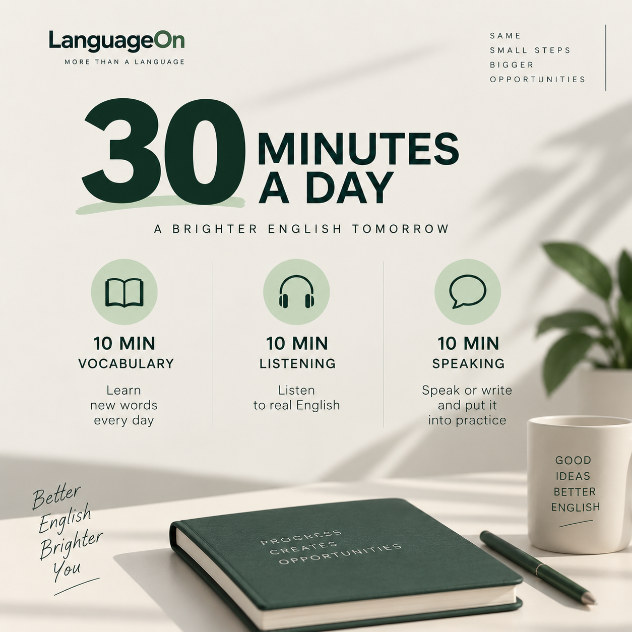 30-Minute Daily English Study Plan | LanguageOn